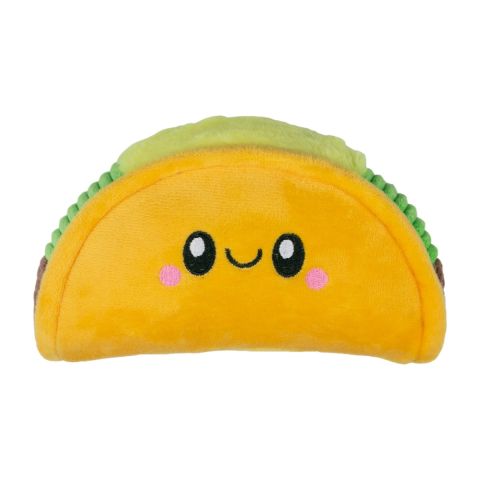 Territory Taco Dog Plush Squeaker Toy 15cm