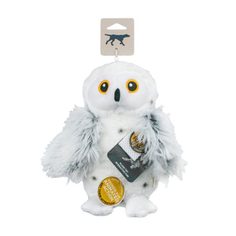 Tall Tails Plush Animated Snow Owl Dog Toy 23cm