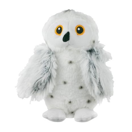 Tall Tails Plush Animated Snow Owl Dog Toy 23cm