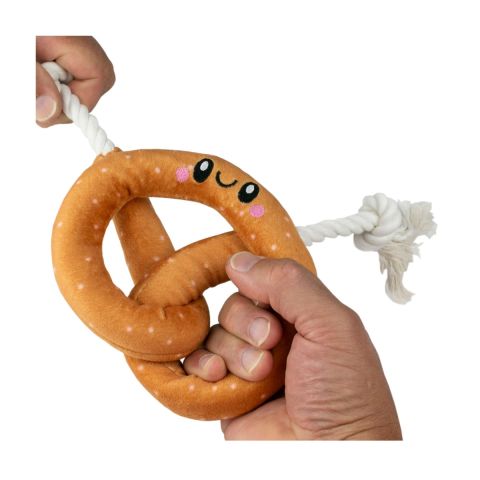 Territory Pretzel Hide-and-Treat Dog Plush Toy 17.8cm