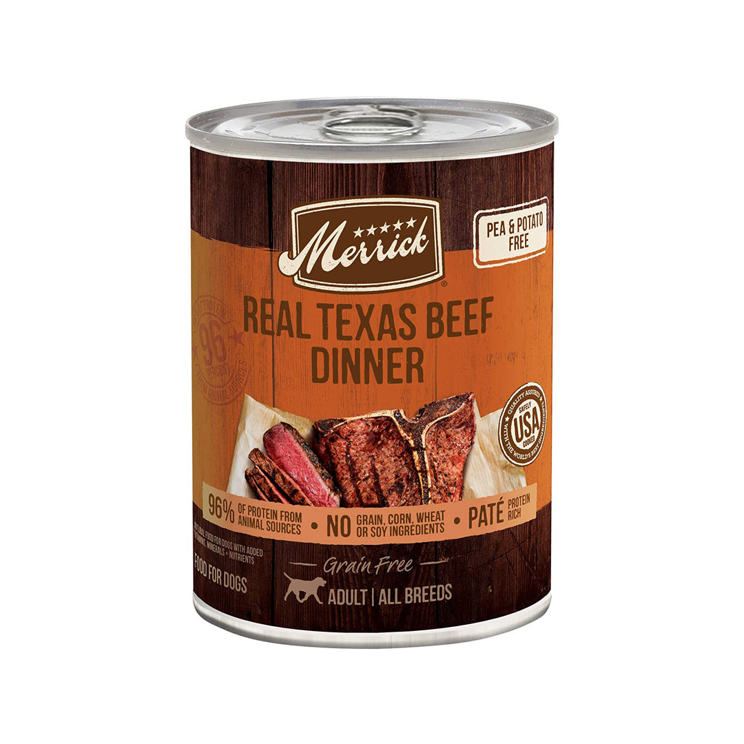 Merrick Grainfree Dog Canned Food Real Texas Beef 360g