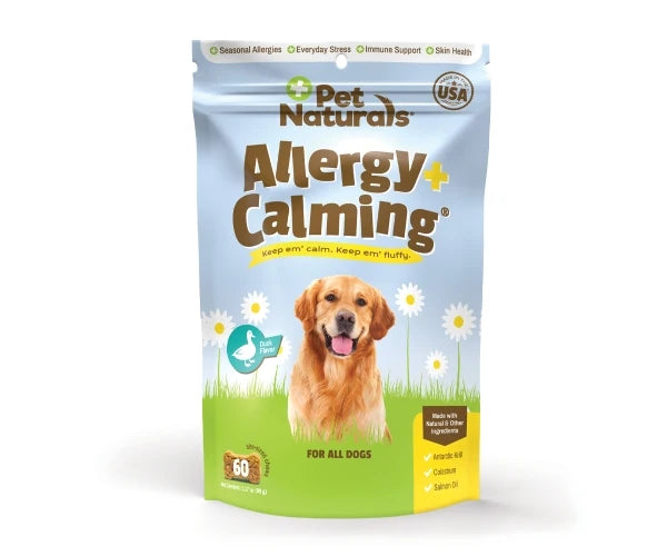 Pet Naturals Allergy Plus Calming Soft Chews for Dogs 60-pc