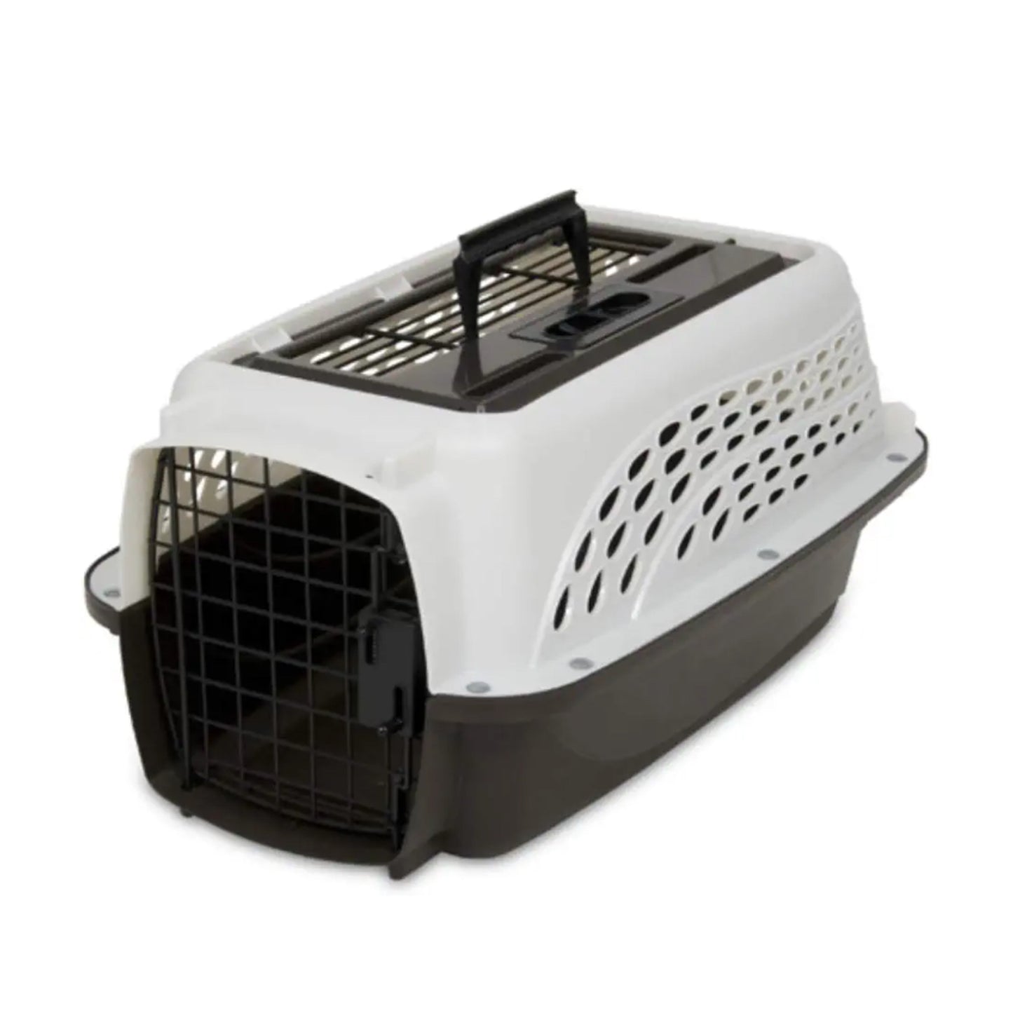 Petmate Carrier 2 Door Top Load White 19 In
