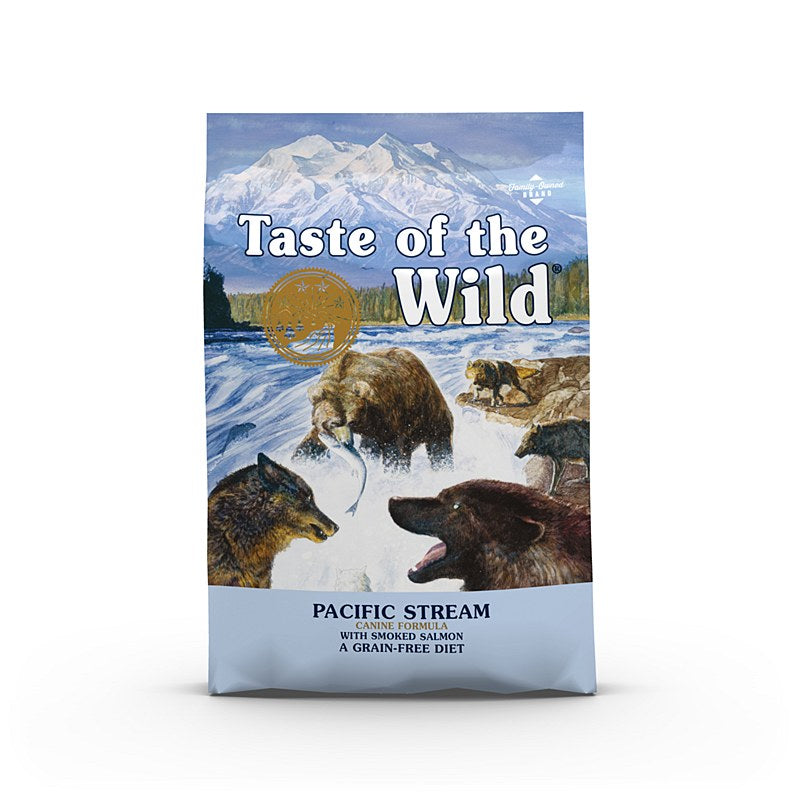 Taste of the Wild Dry Dog Food Pacific Stream Canine 18kg – Bow