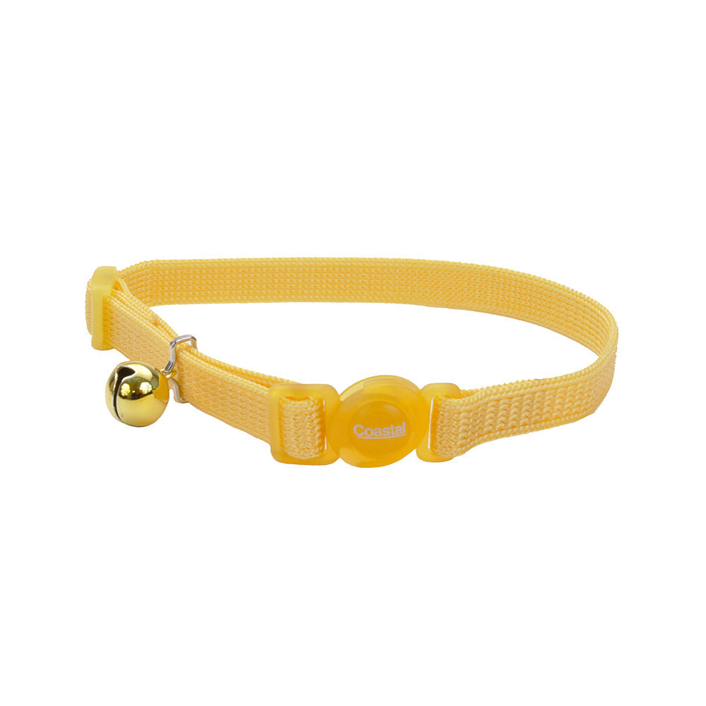 Coastal Pet Cat Collar Snag-Proof Yellow 3/8X12