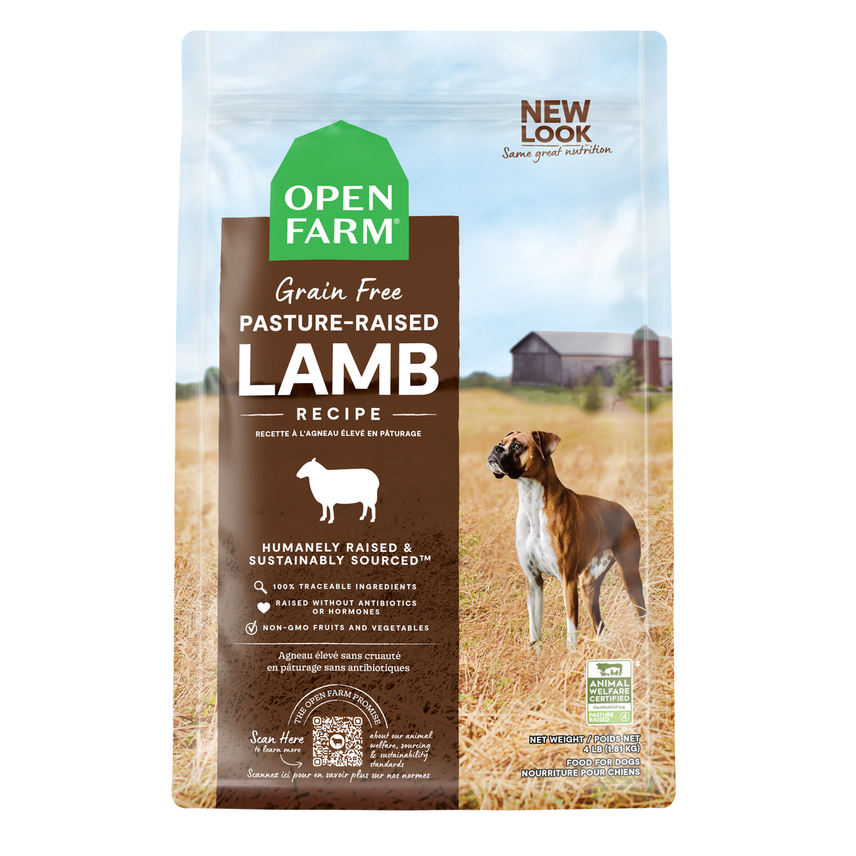 Open Farm Grain-free Pasture-raised Lamb Dry Dog Food 9.97kg