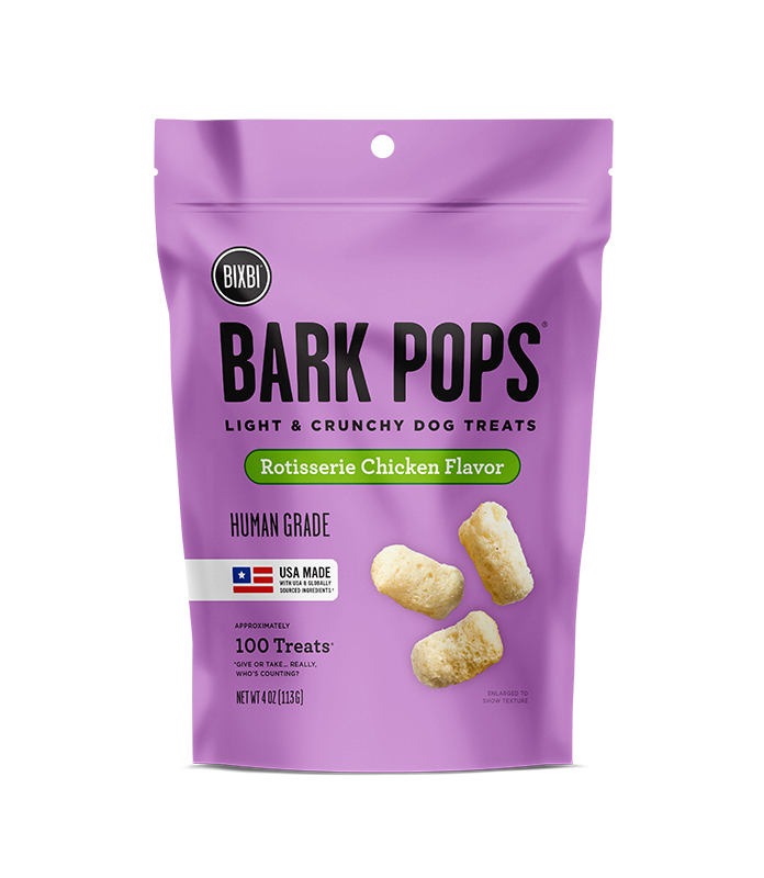 Bixbi Bark Pops Rotisserie Chicken 113g
