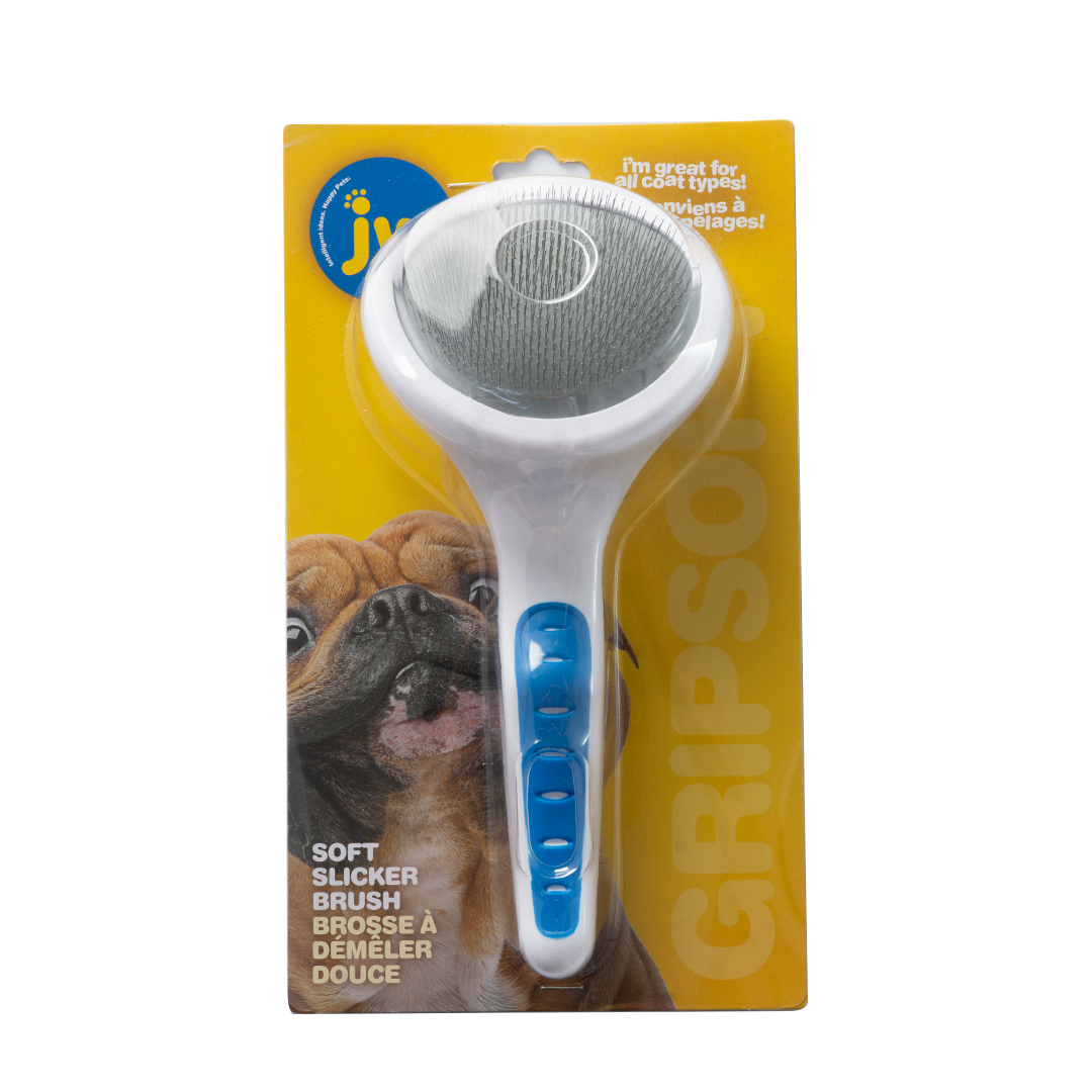 JW Pet Gripsoft Soft Slicker Brush