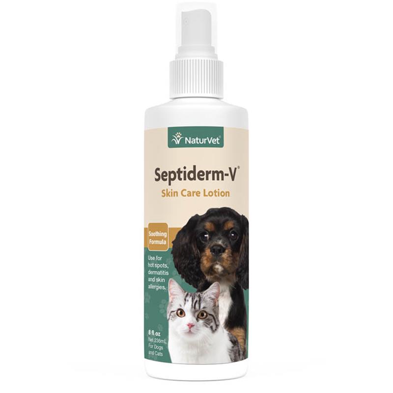 NaturVet Septiderm-V Skin Care Lotion Spray 236ml