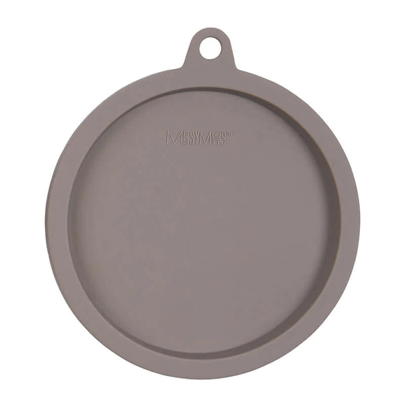 Messy Mutts Silicone Airtight Bowl Cover Gray Large