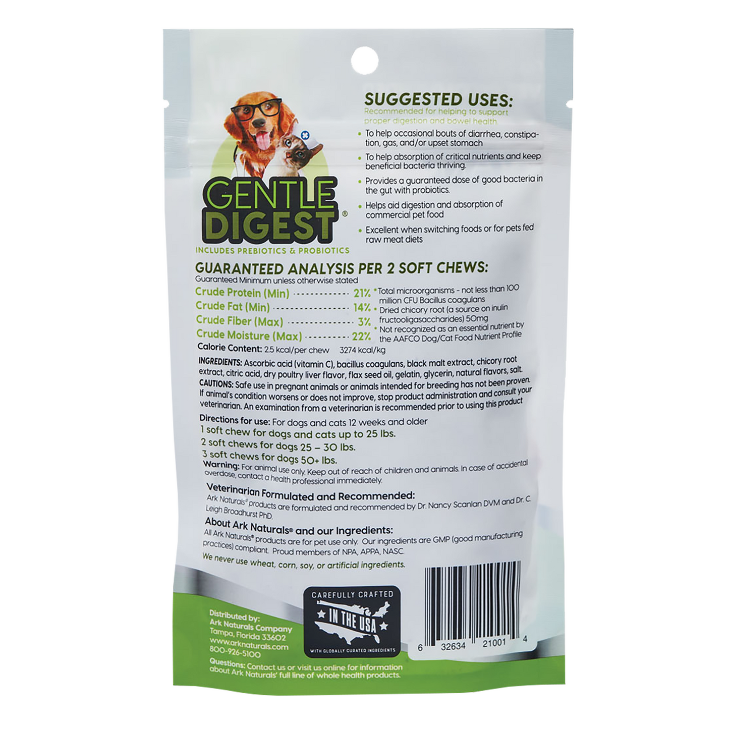 Ark Naturals Gentle Digest Soft Chews 90g