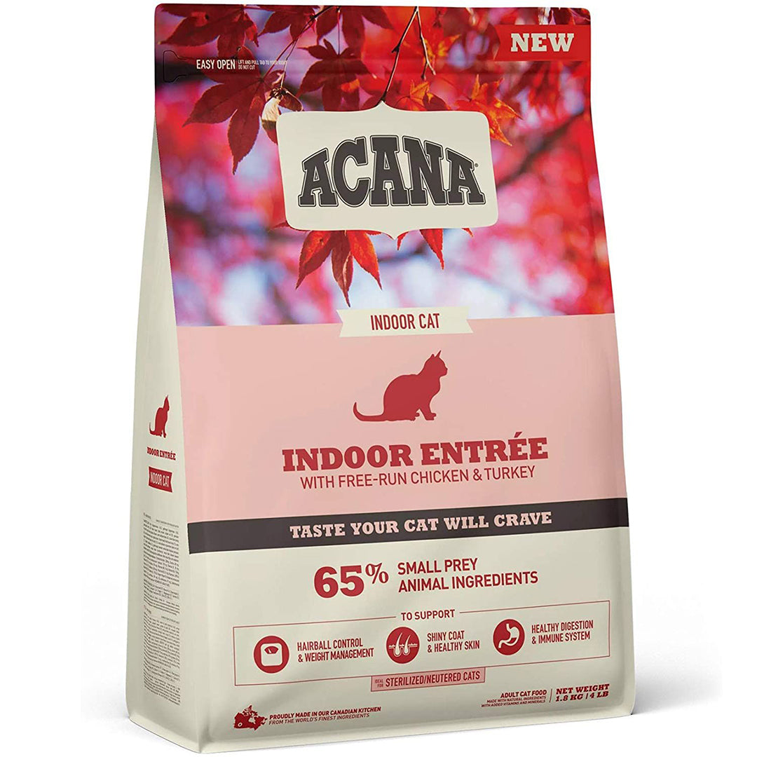 Acana Indoor Entree Dry Cat Food 1.8kg