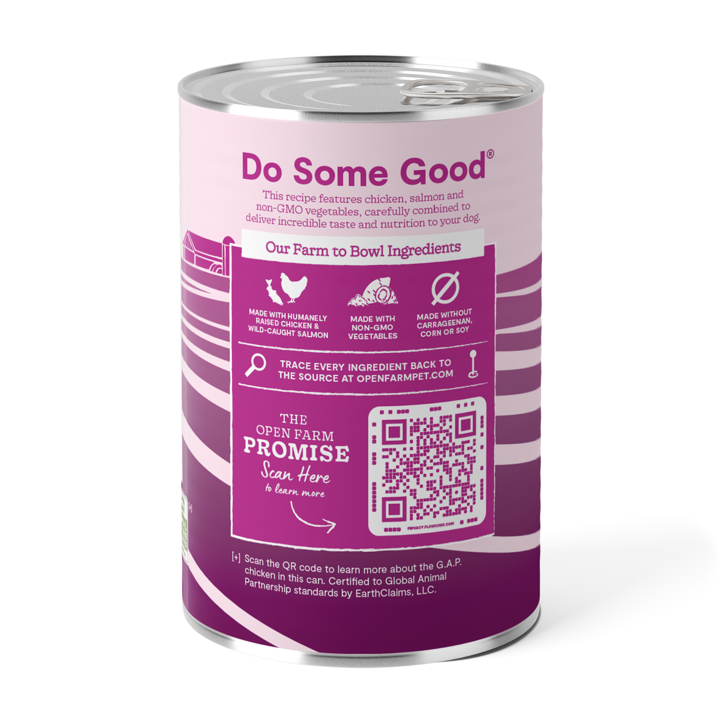 Open Farm Grain-free Harvest Chicken & Salmon Pate Canned Dog Food 354g