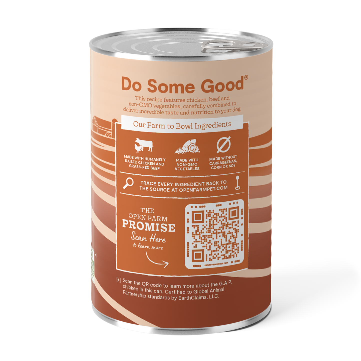Open Farm Grain-free Chicken & Grass-Fed Beef Pate Canned Dog Food 354g