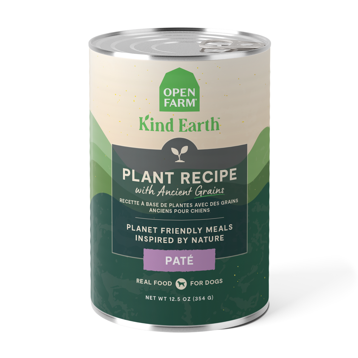 Open Farm Kind Earth Plant-Based Recipe Pate Canned Dog Food 354g