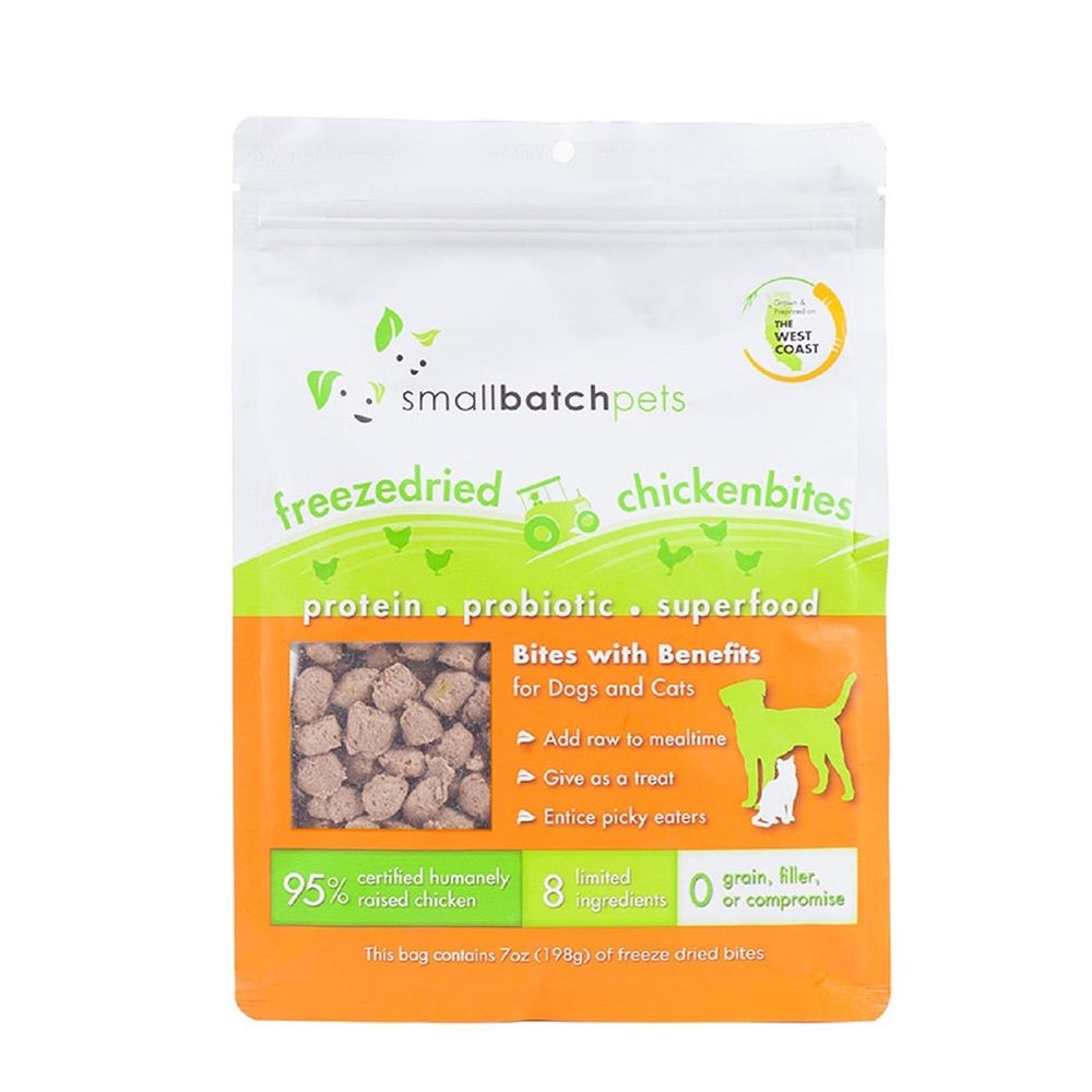 Small Batch Freeze-dried Bites Chicken oz – Bow and Wow Online