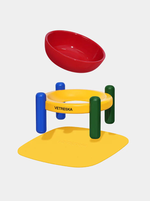 Vetreska Elevated Diner Chroma Bowl Set Medium