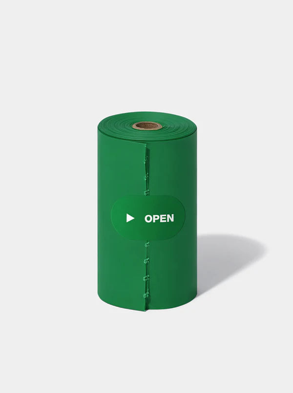 Vetreska Poop Bag and Dispenser with 7 Rolls Chroma Yellow