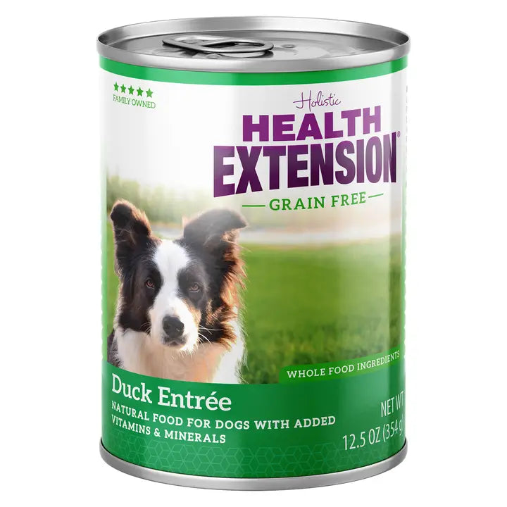 Health Extension Duck Entrée Canned Dog Food 354g