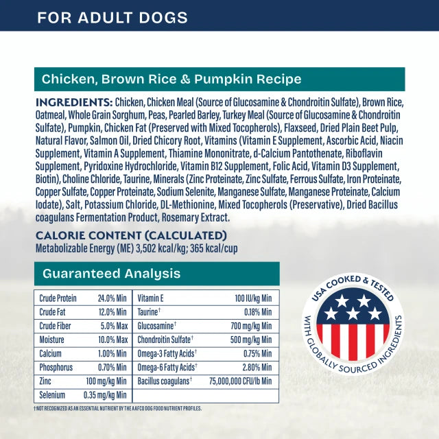 Natural Balance Health Protection Chicken, Brown Rice and Pumpkin Dry Dog Fod 10.8kg