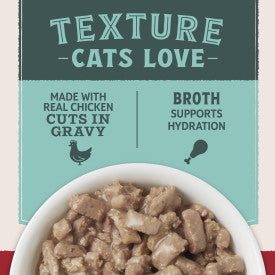 Natural Balance Ultra Protein Cuts in Gravy Chicken & Organs Recipe Wet Cat Food 76.5g