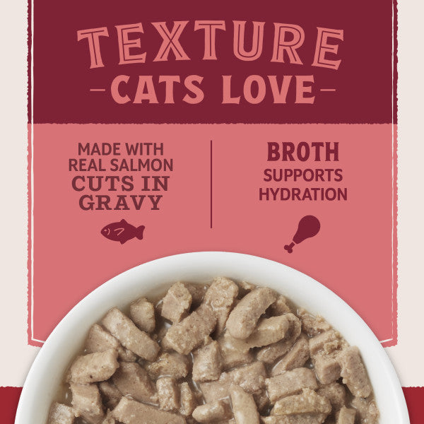 Natural Balance Ultra Protein Cuts in Gravy Salmon & Organs Recipe Wet Cat Food 76.5g
