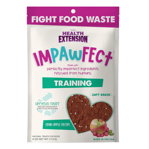 Health Extension Impawfect Cran-Apple Soft Baked Training Treats 128g