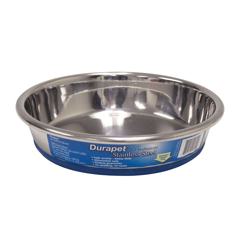 Our Pets Cat Bowl Rubber Bottom 12 Oz