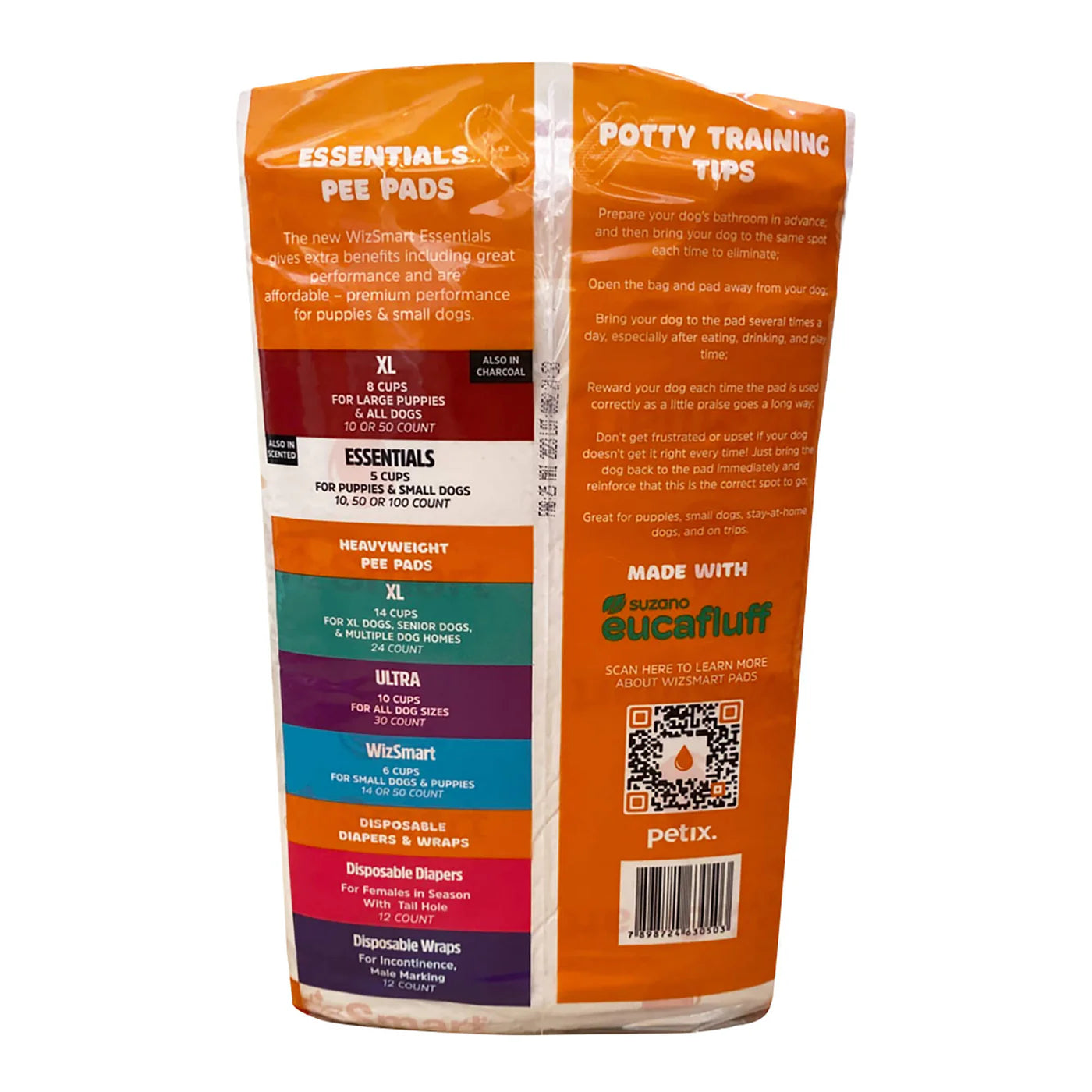 WizSmart Pet Sanitary Pad Essentials XL 50 ct