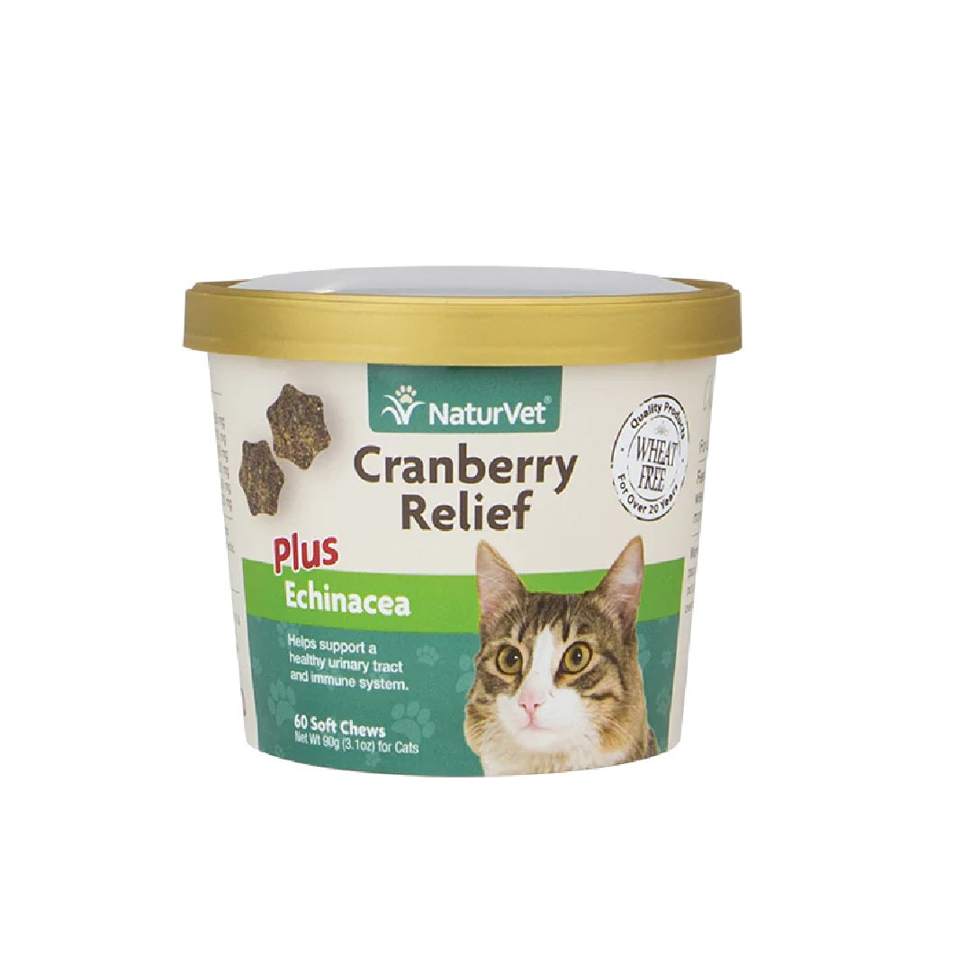 Naturvet Cranberry Relief Cat 60 Soft Chews