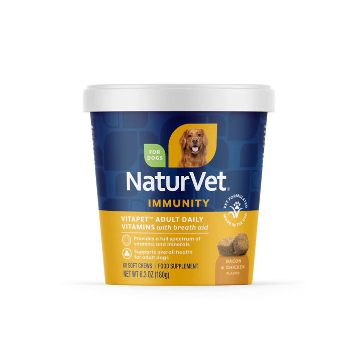 NaturVet VitaPet Adult Daily Vitamins 60 chews