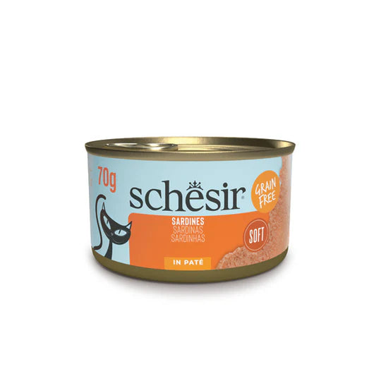 Schesir Sardine in Pate Grain-free Wet Cat Food 70g