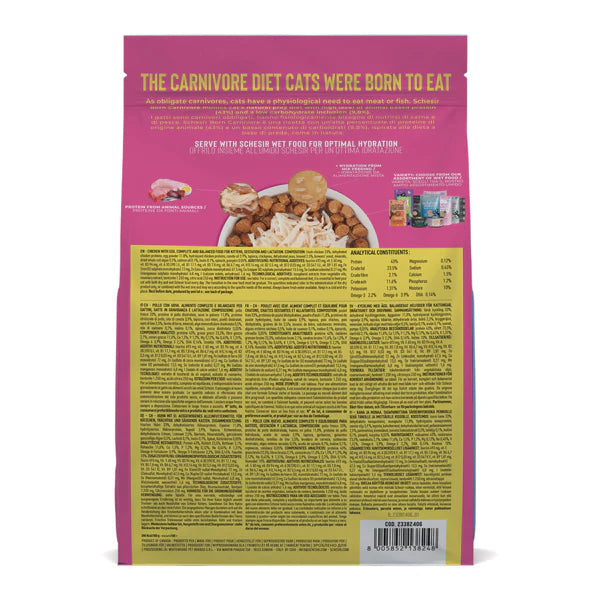 Schesir Born Carnivore Chicken and Egg Dry Kitten Food 1.25kg