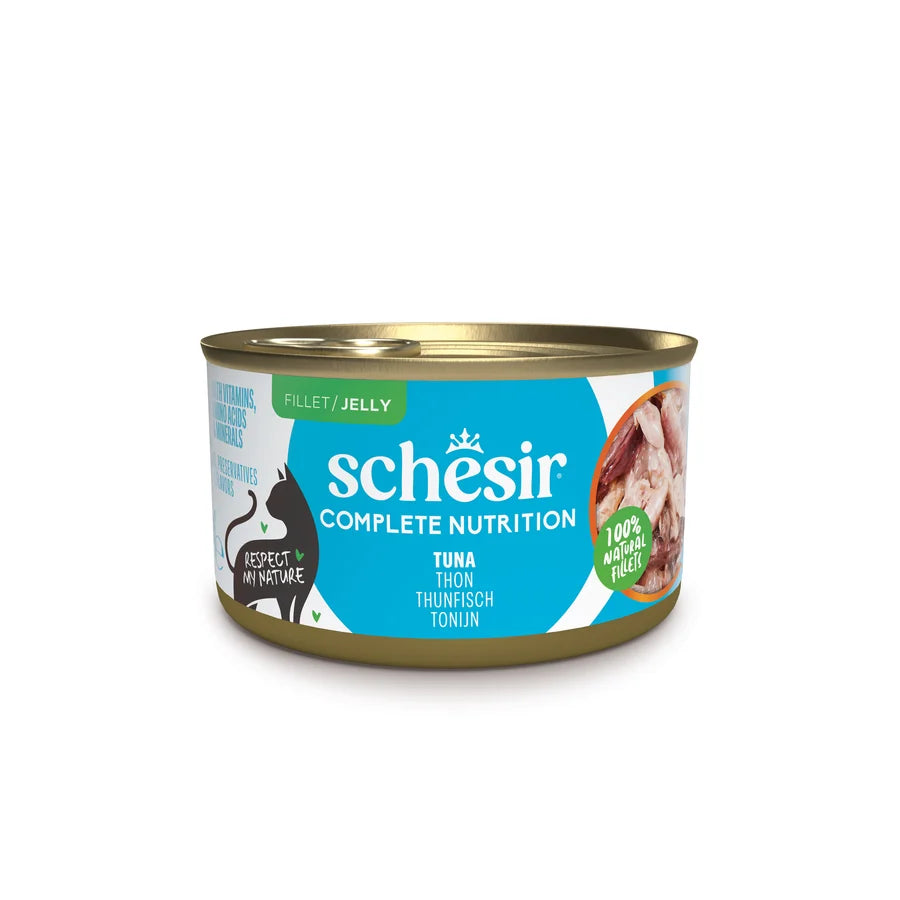 Schesir Complete Nutrition Tuna Fillet in Jelly Wet Cat Food 85g