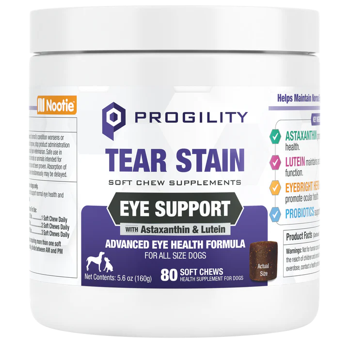 Nootie Progility Tear Stain for Dogs 80 soft chews