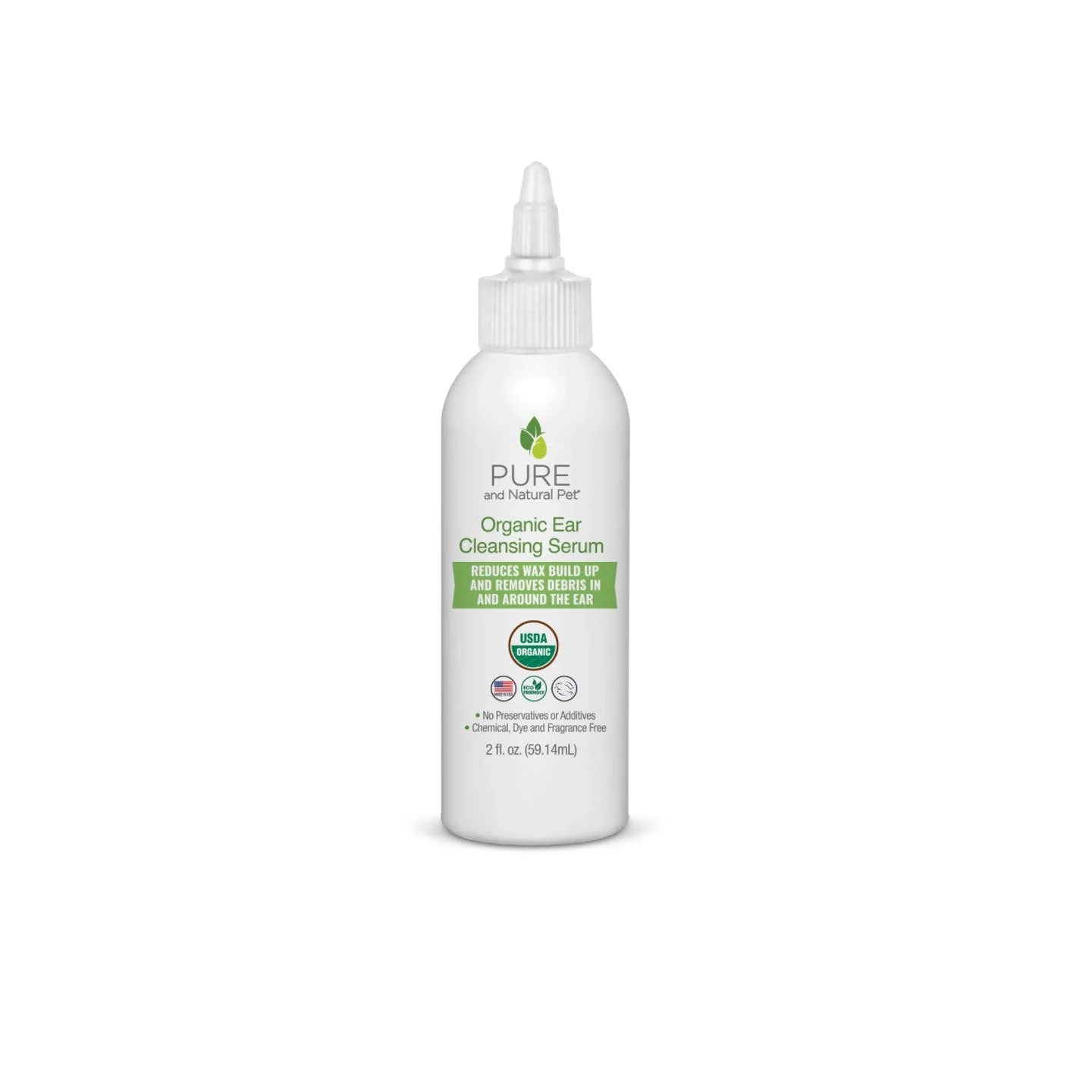 Pure and Natural Pet USDA Organic Ear Cleansing Serum 59ml