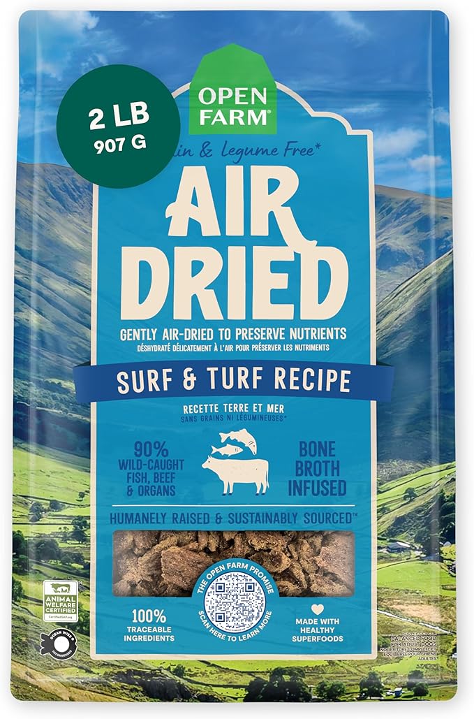 Open Farm Air-dried Surf & Turf Recipe Dry Dog Food 907g