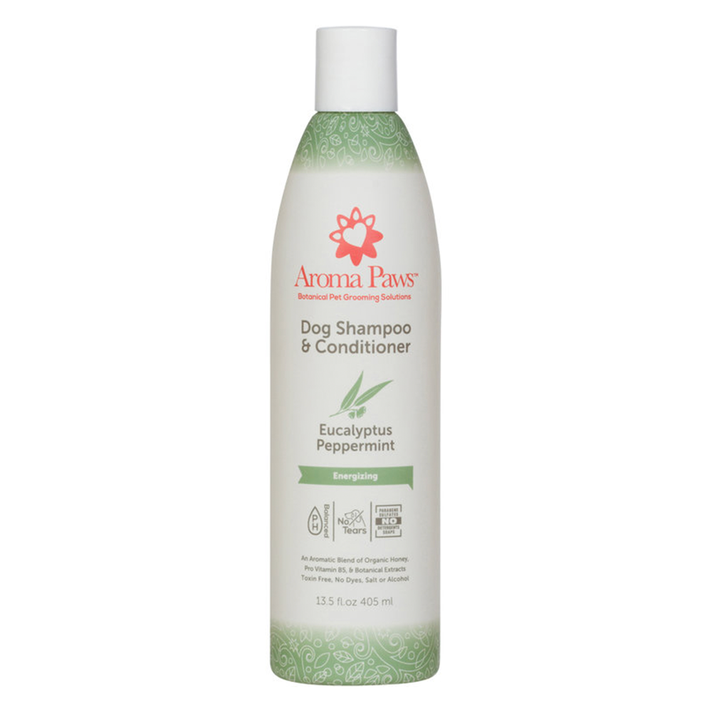 Aroma Paws Energizing Shampoo Eucalyptus Peppermint 405ml