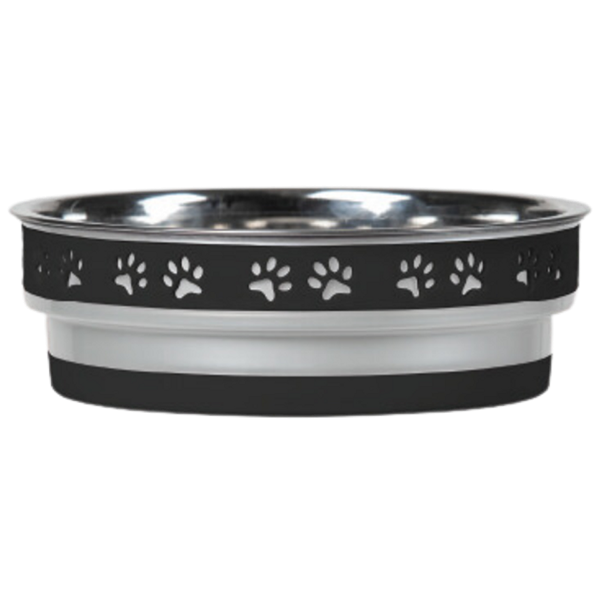 Loving Pets Corsa Pet Bowl for Dogs Black Large