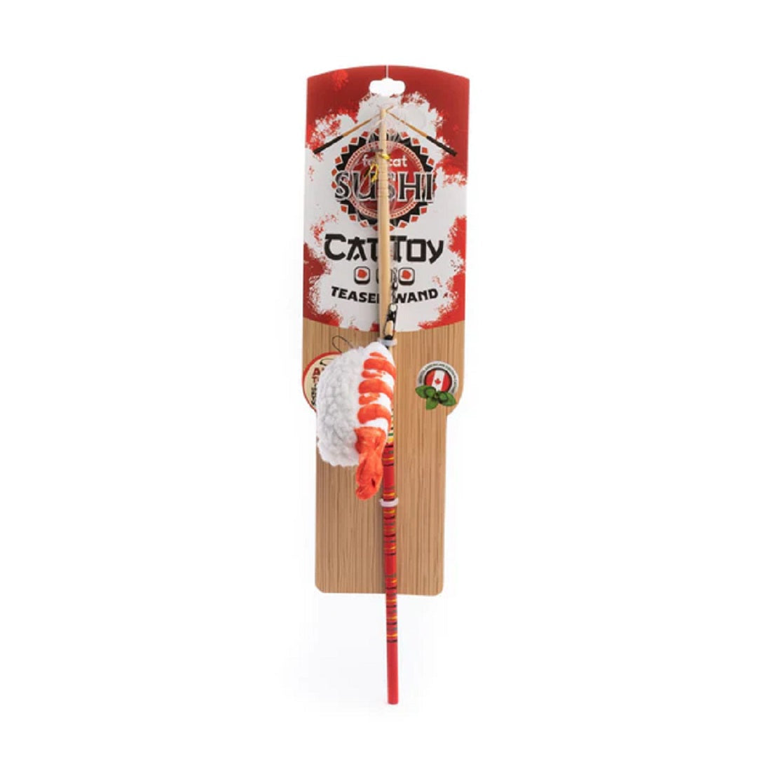 Fabcat Sushi Chopstick Teaser Cat Toy