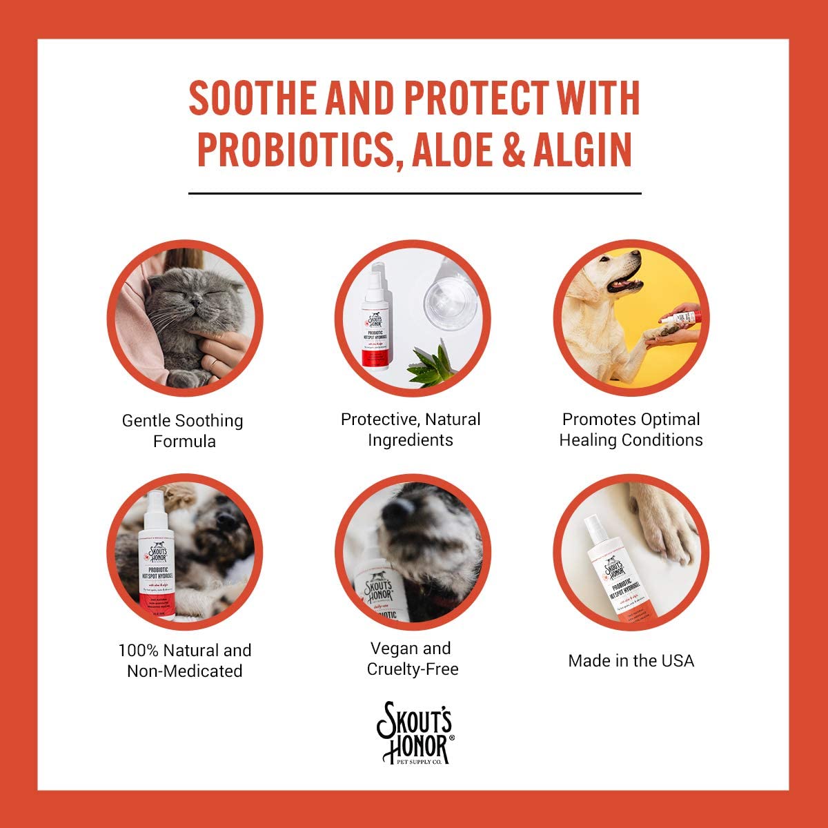 Skout's Honor Probiotics Hot Spot Hydrogel 4 Oz