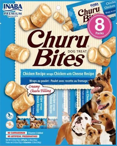 Inaba Churu Bites Chicken and Cheese Dog Treats 8 x 12g