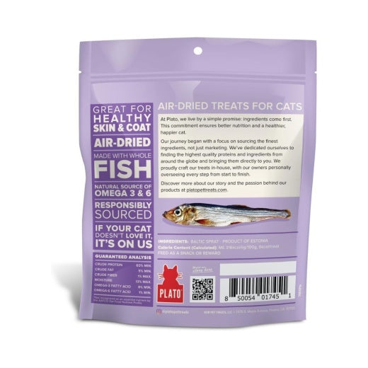 Plato Air-dried Baltic Sprat Cat Treats 70.8g