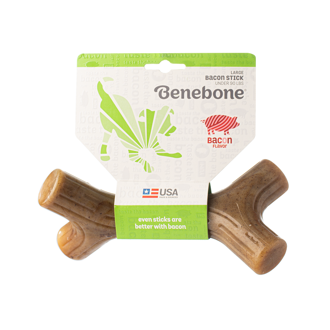 Benebone Toy Stick Bacon Large