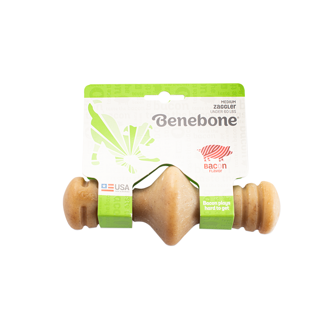 Benebone Toy Zaggler Bacon Medium