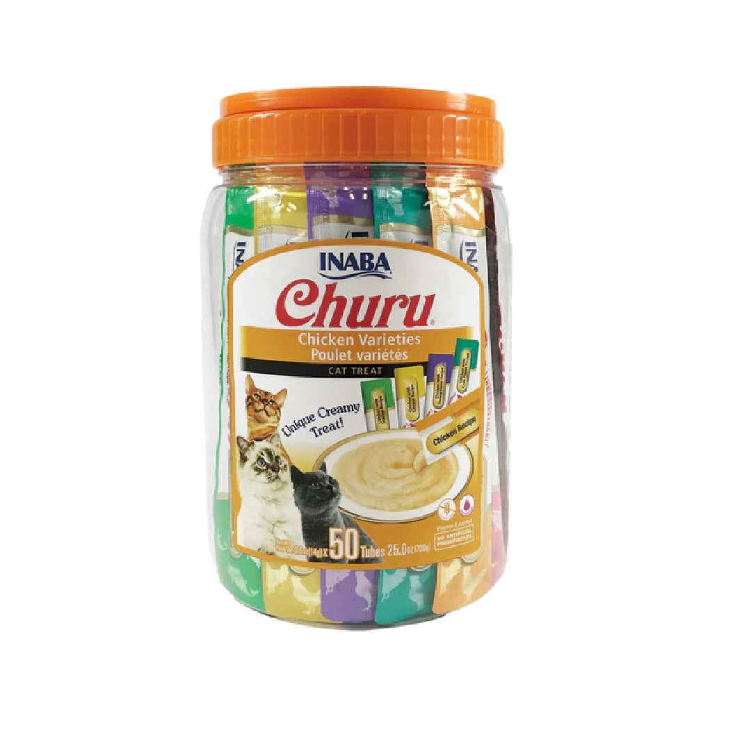 Inaba Churu Chicken Varieties Cat Treats 14g x 50 tubes