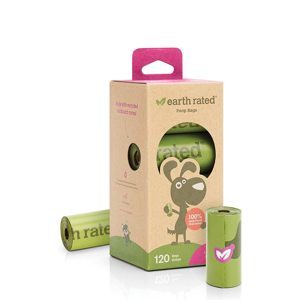 Earth Rated 315 Poop Bags on 21 Refill Rolls Lavender