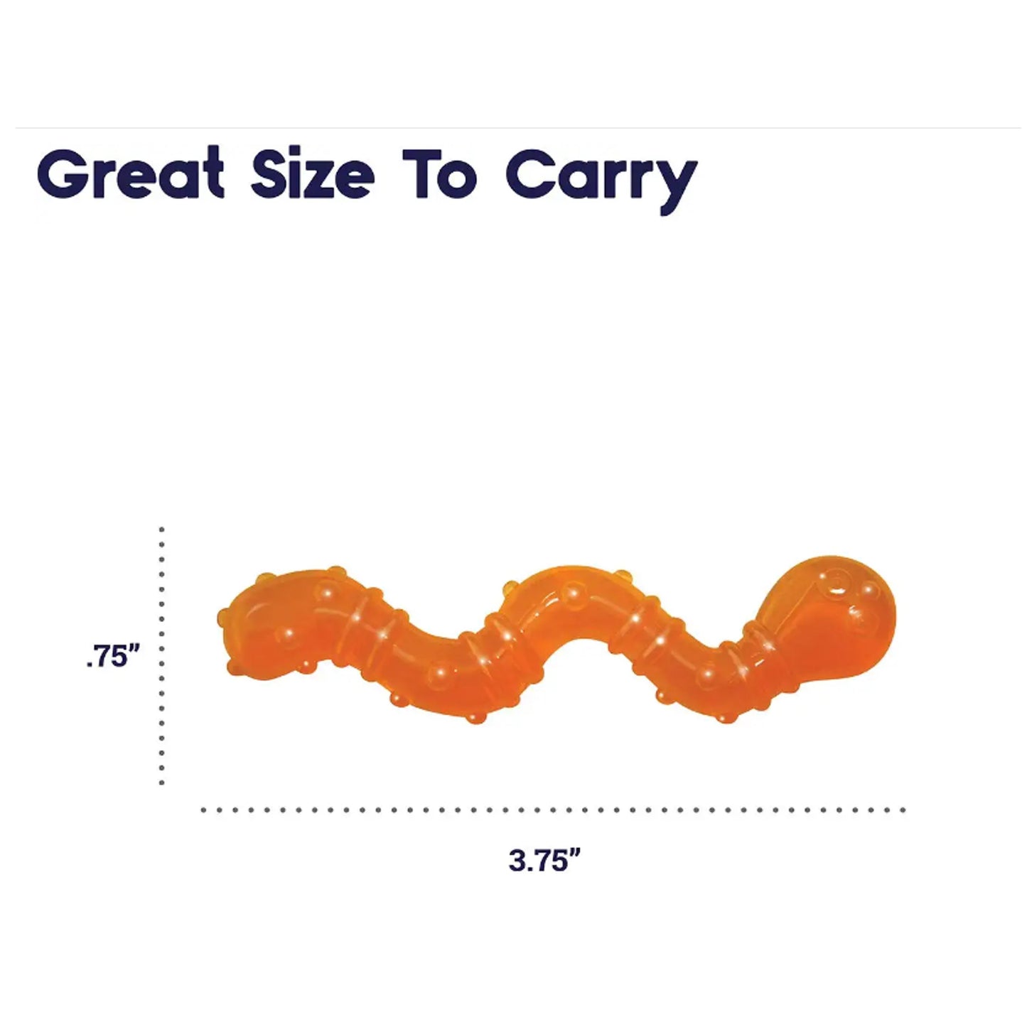 Petstages Cat Toy Orkakat Wiggle Worm