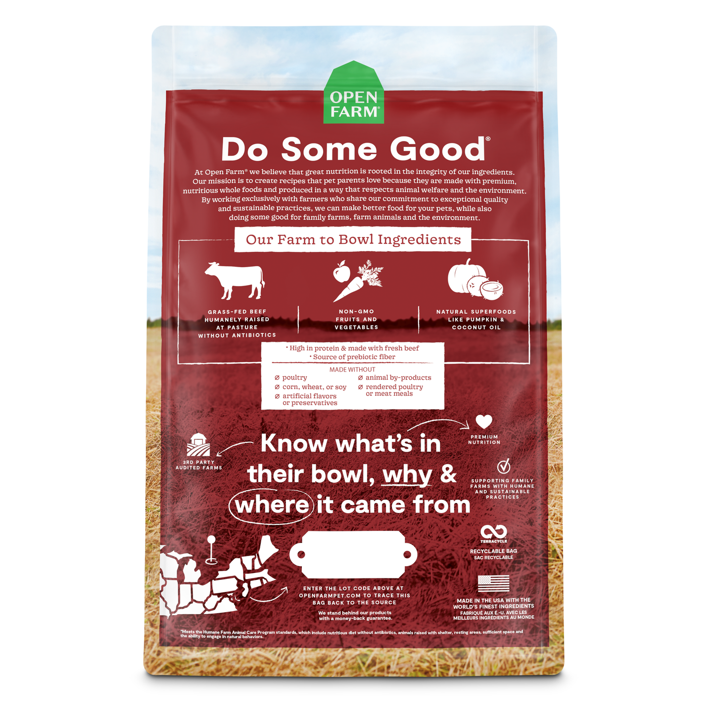 Open Farm Grain-free Pasture-raised Lamb Dry Dog Food 1.81kg