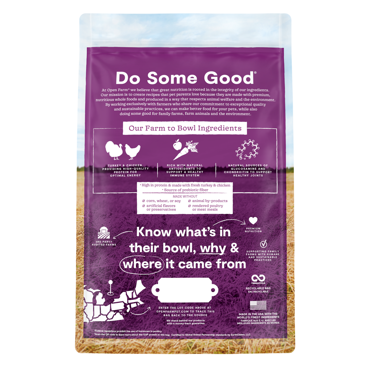 Open Farm Grain-free Senior Turkey Chicken Dry Dog Food 1.81kg